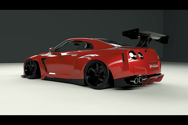 PANDEM REAR DIFFUSER SIDE for R35 GT-R