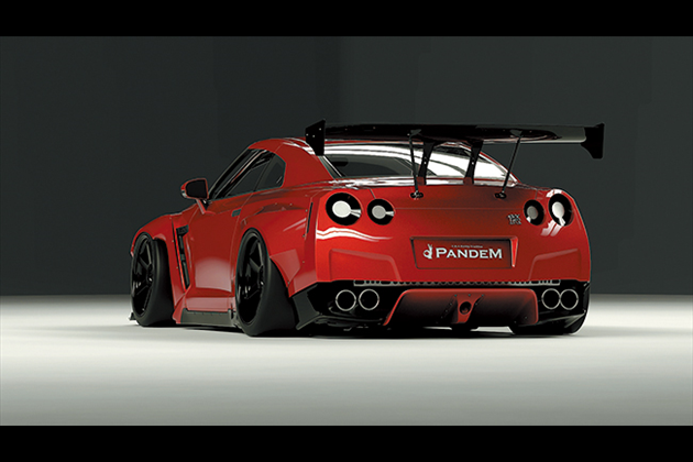 PANDEM REAR DIFFUSER CENTER for R35 GT-R