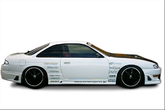 WEBER Sports S14 SILVIAサイドステップ（FRP） for S14 シルビア