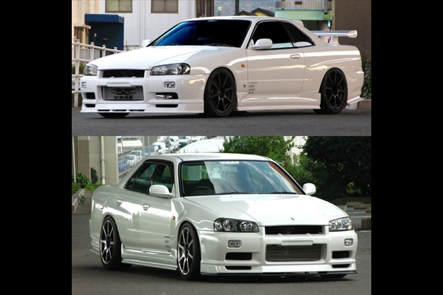 URAS(ユーラス) R34 SKYLINE 2Dr TYPE-R 3P SET for R34 スカイライン GT-R