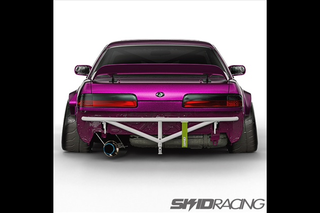 SKID RACING リア スポイラー ウィング ダックテール for S13 シルビア