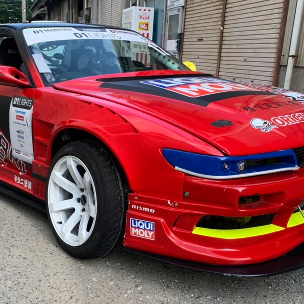 ORIGIN Labo. ツインダクト +55mm フロントフェンダー サメエラダクト付き 左右セット for S13 シルビア