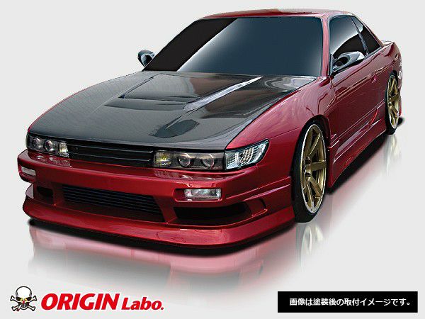 ORIGIN Labo. シングルダクト +20mm フロントフェンダー 左右セット for S13 シルビア