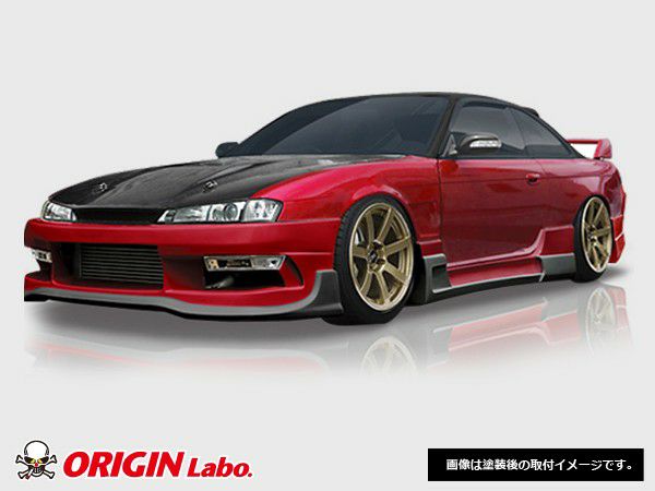 ORIGIN Labo. シングルダクト +20mm フロントフェンダー 左右セット for S14 シルビア