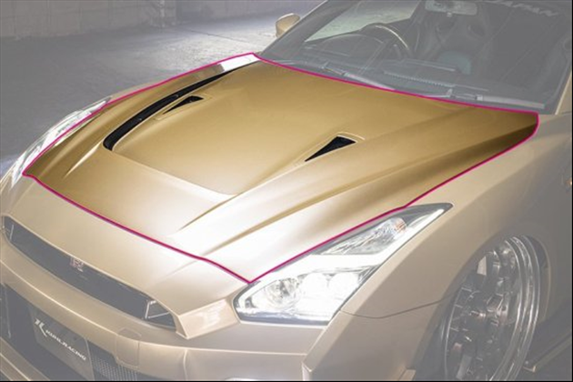 Kuhl Racing R35 GT-R ボンネット<後期用> for R35 GT-R