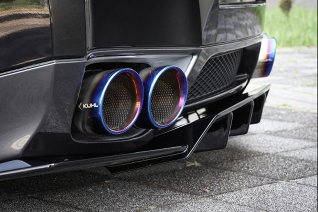 Kuhl Racing KRUISE Ver2 KR-35RRⅡ MY2008-2010前期型)リアディフューザーフィン（1枚） for R35 GT-R