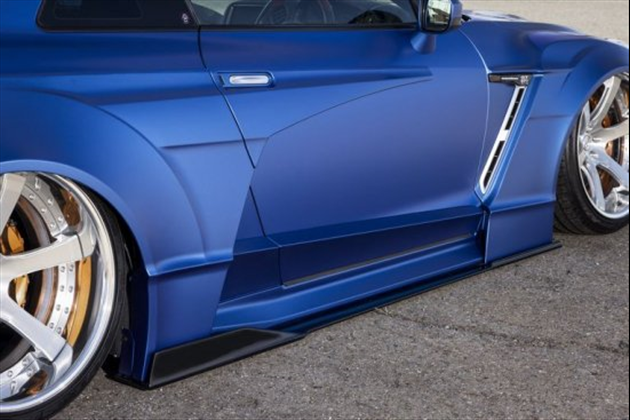 Kuhl Racing Ver6 35R-FINAL EDITION WIDE R35GT-R　サイドステップディフューザー(ワイド) for R35 GT-R