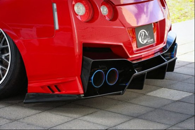 Kuhl Racing Ver4 35R-GTⅡR35GT-R　リアバンパーアッパーディフューザー for R35 GT-R