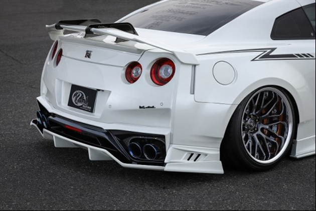 Kuhl Racing Ver3 35R-SSW R35GT-R　リアフローティングディフューザー for R35 GT-R