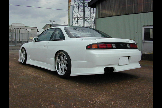 J-BLOOD リアバンパースポイラー FRP for シルビア S14 前期/後期