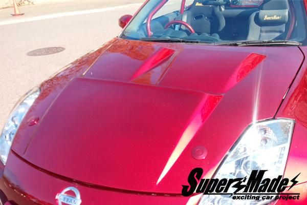 SuperMade インスタントジェントルマン エアロボンネット for フェアレディZ Z33