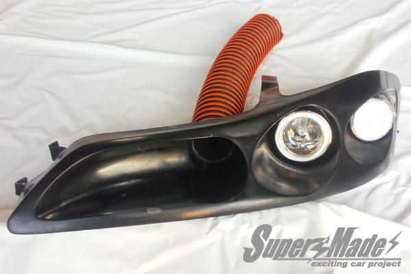 SuperMade ＧＴジェントルマン Ｓ１５用レーシングヘッドライトカバー 左右片側 for シルビア S15