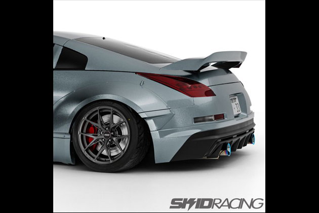 SKID RACING リア スポイラー ウィング ダックテール for フェアレディZ Z33