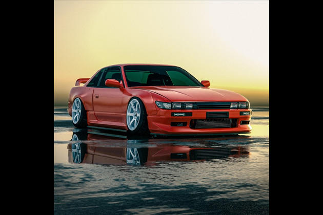 SKID RACING フロント ワイドフェンダー for 180SX