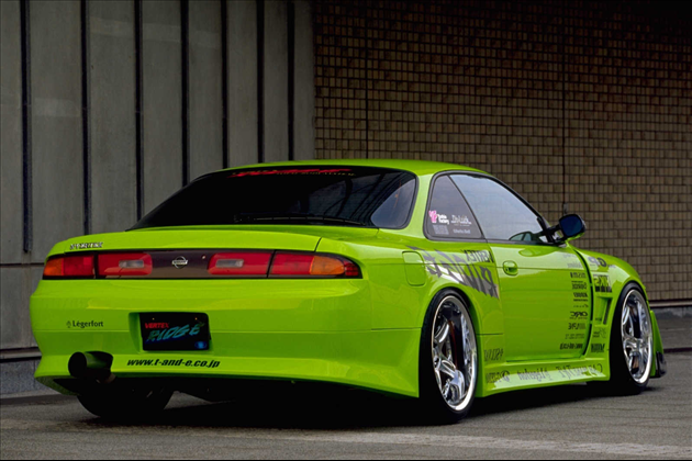 T&E VERTEX VERTEX RIDGE Rear Bumper（リヤバンパースポイラー） for シルビア S14 前期