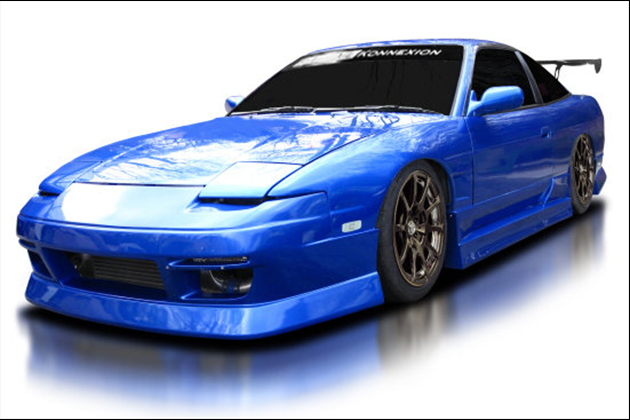 FINAL Konnexion AERO INTRUDER Series リアバンパースポイラー FRP製 未塗装品 for 180SX S13