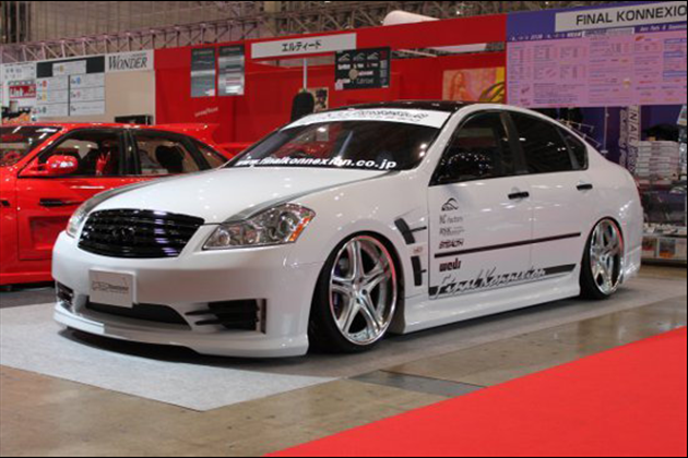 FINAL Konnexion AERO F-03X Series サイドステップ for フーガ Y50 前期 350GT