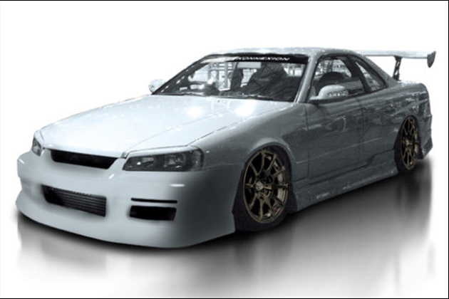 FINAL Konnexion AERO INTRUDER Series 2DR フロントバンパースポイラー for スカイライン R34