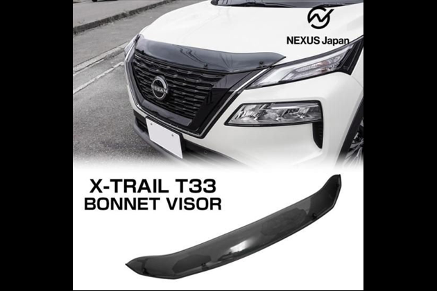 NEXUSJapan エクストレイルT33 ボンネットバイザー for エクストレイル T33 / SNT33 S / X / オーテック / Ｇ / オーテックアドバンスドパッケージ / Se-40RCE / Xe-40RCE / Xe-40RCE / Xe-40RCE エクストリーマーX / Xe-40RCE エクストリーマーX / オーテック e-40RCE / Ge-40RCE / オーテック e-40RCE / オーテック e-40RCE アドバンスドパッケージ ※全グレード対応