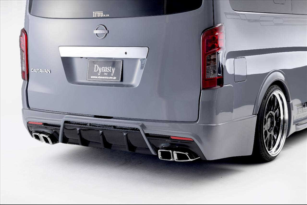 Dynasty EXIST リヤバンパー 用 for キャラバン E26系 3型 ワイドボディ