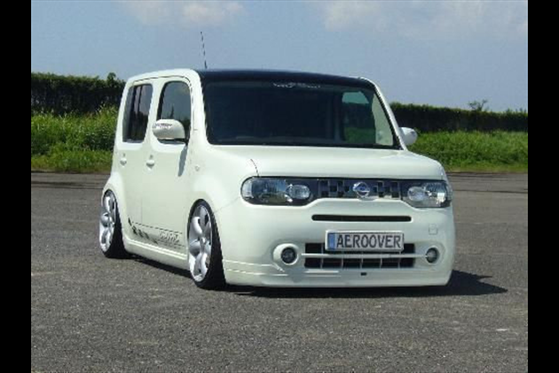 AERO OVER 用/エアロパーツ3点セットfor キューブ Z12