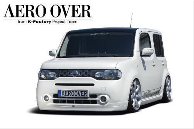 AERO OVER 用/F+S+R+マフラー 4Pセット for キューブ Z12