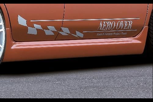 AERO OVER 5ドア車用/スタイリッシュサイドスカートfor マーチ K12 前期・中期・後期