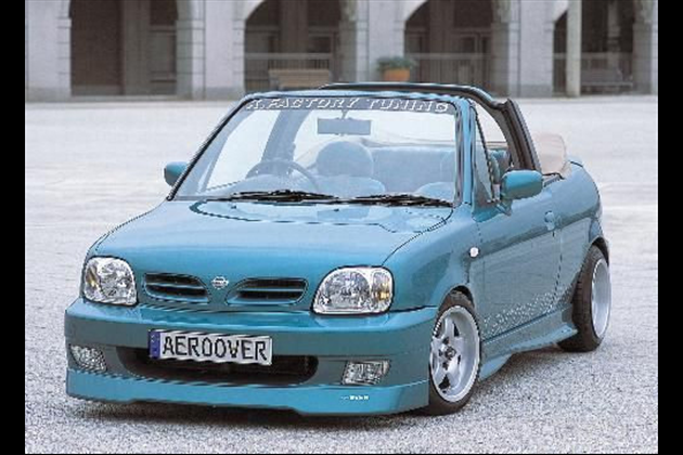 AERO OVER フロントスタイリッシュバンパーfor マーチ K11 後期 / カブリオレ