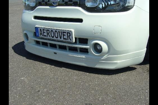 AERO OVER 用/フロントスタイリッシュハーフスポイラーfor キューブ Z12