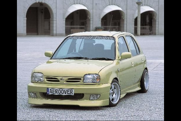 AERO OVER フロントスタイリッシュバンパーfor マーチ K11 前期