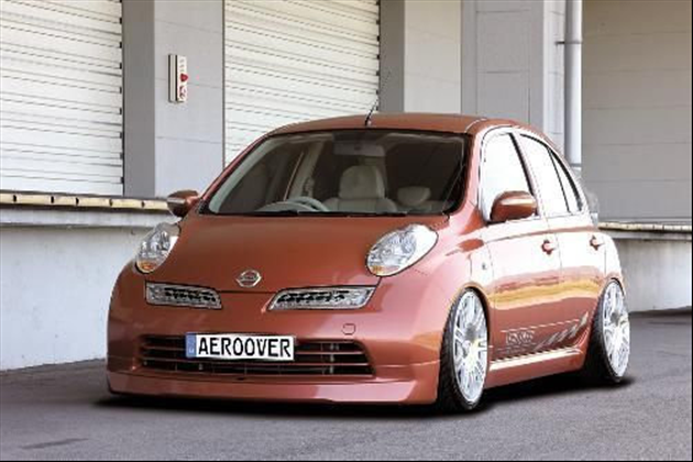 AERO OVER 5ドア車用/F+S+R ３点セットfor マーチ K12 後期