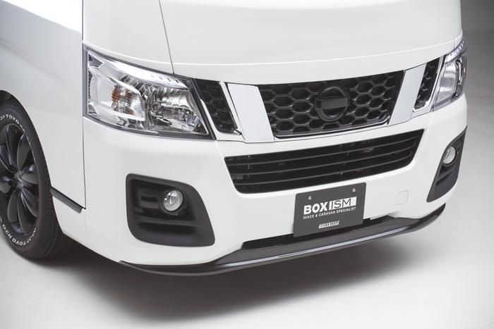 350 MOTORING Ｆバンパーカーボンエクステ for キャラバン NV350 1型 H24/6～H29/6 標準ボディ