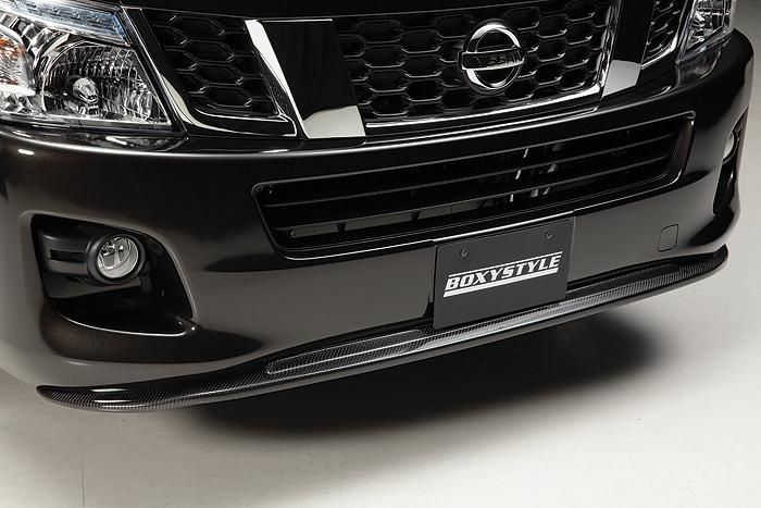 350 MOTORING Ｆバンパーカーボンエクステ for キャラバン NV350 1型 H24/6～H29/6 ワイドボディ