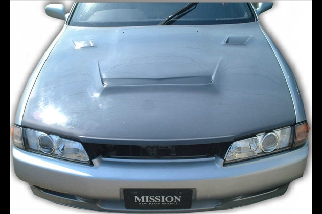 MISSION エアロボンネットFRP エアロパーツ for スカイライン R32