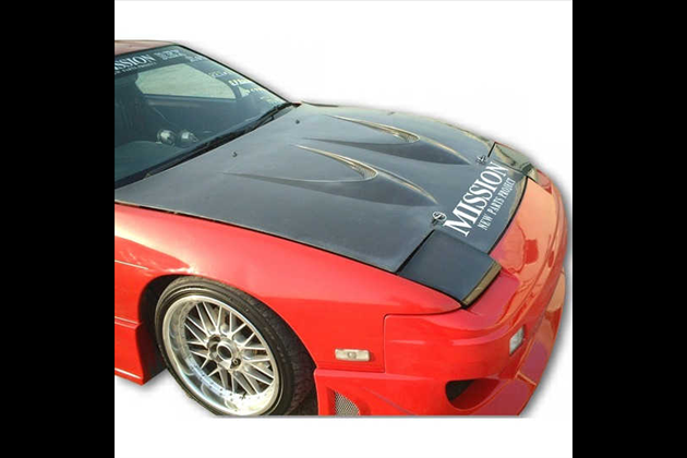 MISSION エアロボンネットタイプ2カーボン エアロパーツ for 180SX RPS13
