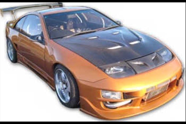 MISSION エアロボンネットタイプ2カーボン エアロパーツ for フェアレディZ Z32