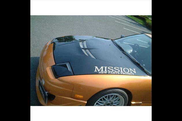 MISSION エアロボンネットFRP エアロパーツ for 180SX RPS13