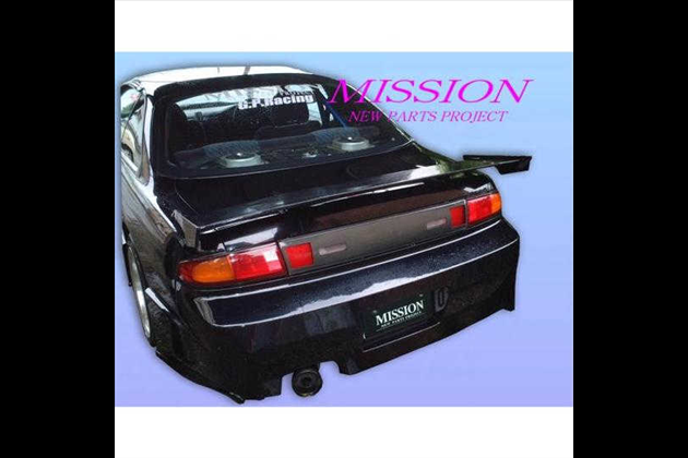 MISSION リアガーニッシュカーボン エアロパーツ for シルビア S14 前期