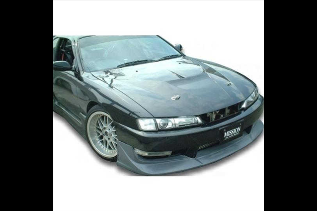 MISSION フロントハーフスポイラー エアロパーツ for シルビア S14 後期