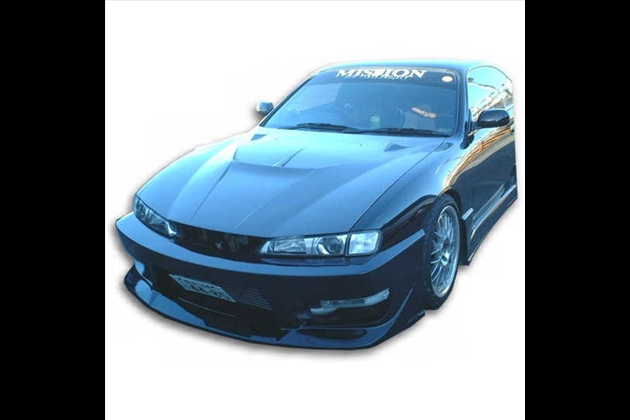 MISSION エアロボンネットFRP エアロパーツ for シルビア S14 後期