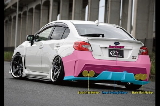 Kuhl Racing Ver1 VAB-GTⅠ VAB WRX-STI&S4(前期型・A~C型)　リアフローティングディフューザー for VAB WRX STI