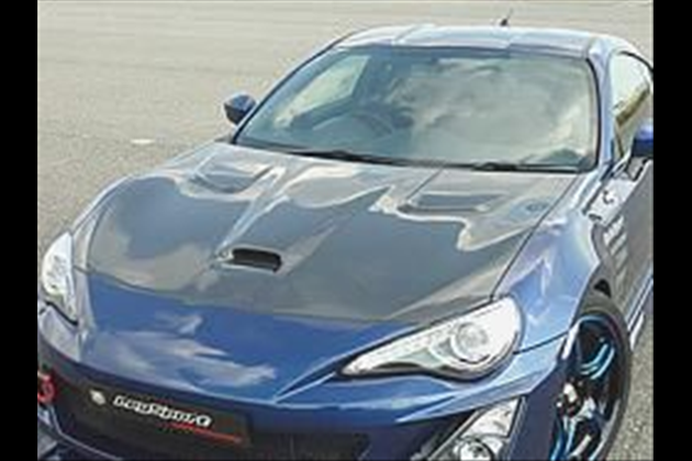 LEG MOTOR SPORT クラブスポーツ エアロボンネット (カーボン製) for BRZ ZC6
