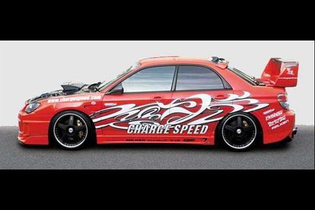 CHARGESPEED サイドステップ TYPE-2 ダクト付 for インプレッサ GD# F/G
