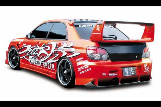 CHARGESPEED リアバンパー TYPE-2 ※カーボン製ディフューザー別売 for インプレッサ GD# F/G