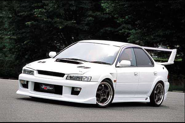 CHARGESPEED バンパー3点セット for インプレッサ GC8