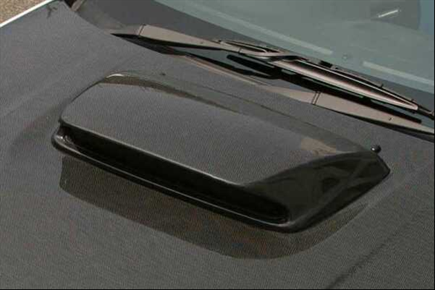 CHARGESPEED ボンネットエアダクト C/D/E型(STI)ルック カーボン製 for インプレッサ GD# F/G・C/D/E