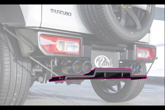 Kuhl Racing 64R-GT 64JIMNY　リアフローティングディフューザーTYPE2 for JB64 ジムニー