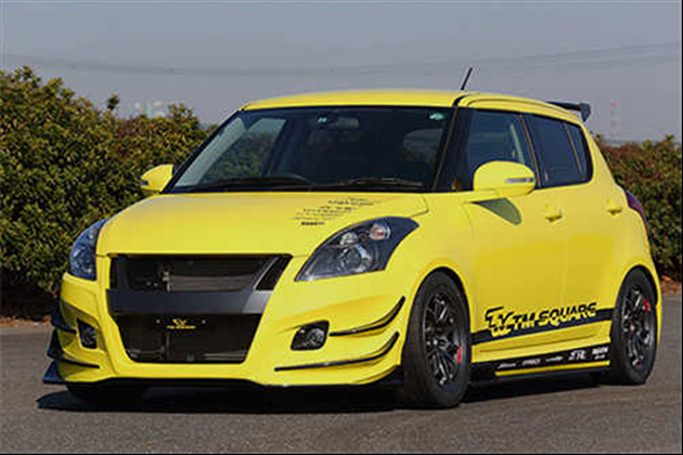 TM SQUARE フロントバンパースポイラー for スイフトスポーツ ZC32S
