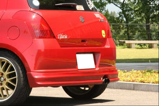 Tifaria Finezza SWIFT リアハーフスポイラー(FRP) for スイフト ZC21/11 前期