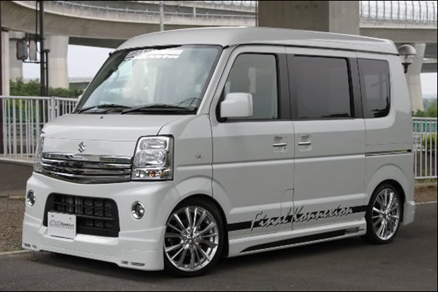 FINAL Konnexion AERO K-01 Series エブリィワゴン フロントハーフスポイラー for エブリイワゴン DA64W 5型 H22.5～